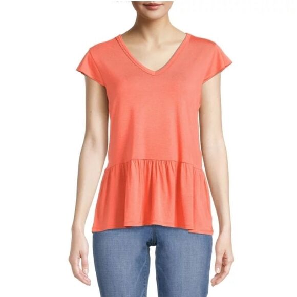 Women's Peplum Hem Top - Picture 1 of 1
